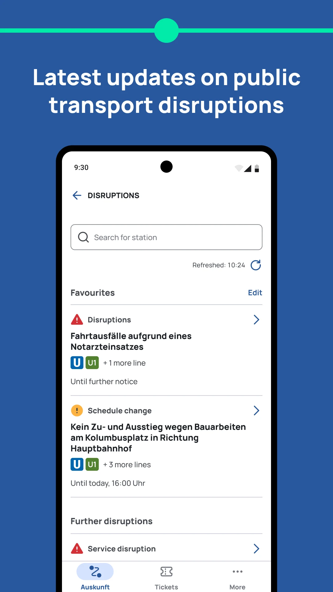 MVGO: Munich Mobility App screenshot