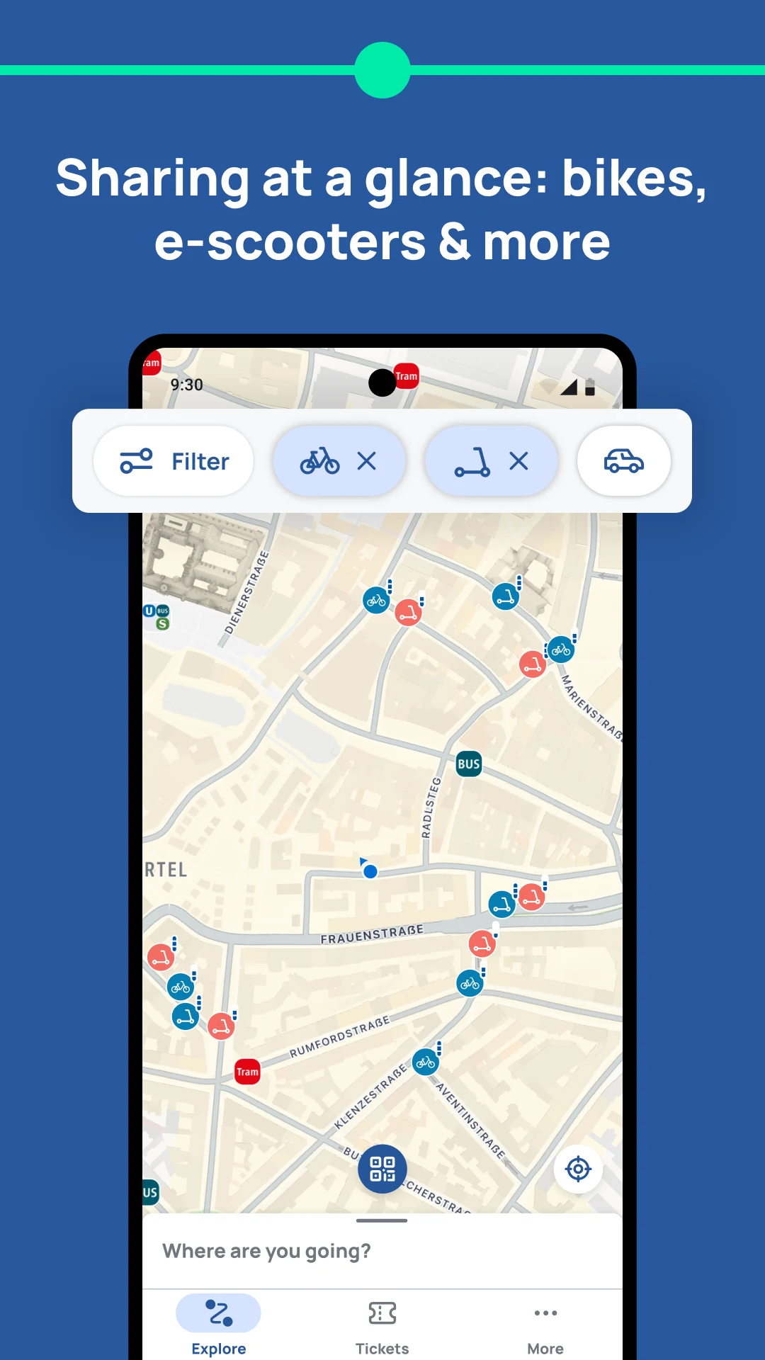 MVGO: Munich Mobility App screenshot